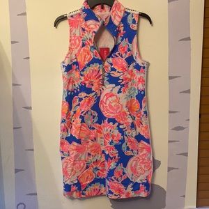 Lilly Neon Ocean Life Cotton Dress